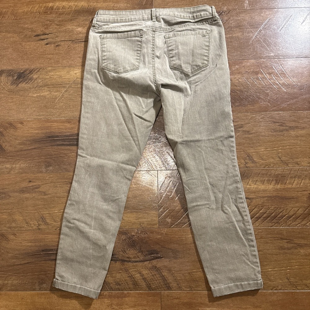 Jessica Simpson Forever Skinny Crop Women 29‎ Gray Wash Stretch Denim Pants - Picture 2 of 11